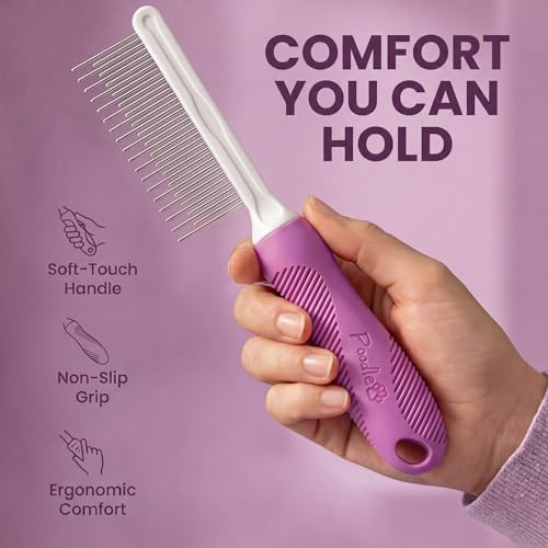 PP200 Purple detangling comb