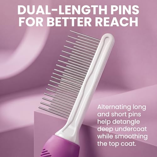 PP200 Purple detangling comb