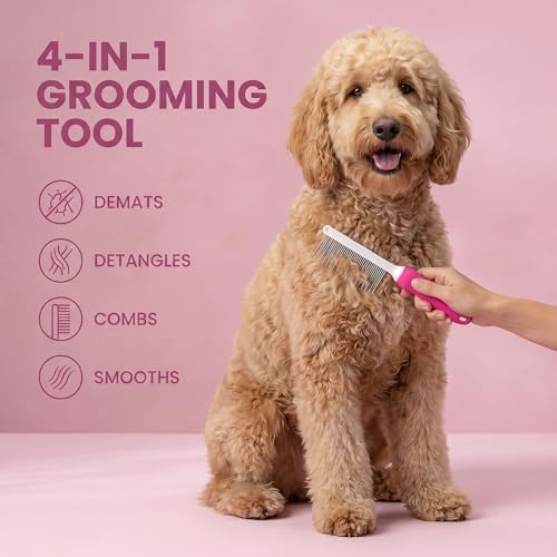 PP200 Pink detangling comb