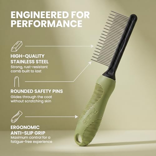 PP200 Green detangling comb