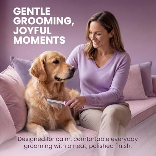 PP200 Purple detangling comb
