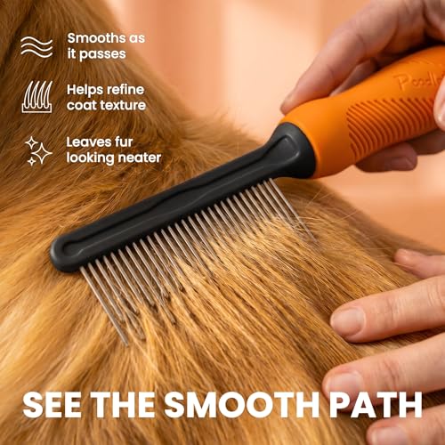 PP200 Orange detangling comb