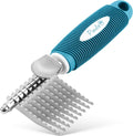 POODLIE Dematting Comb Brush Tool for Dogs and Cats (Blue)