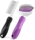 Poodle Pet Bundle – Black Detangling Comb + Slicker Brush