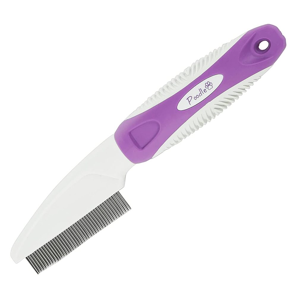 Pet Comb with Rotatable Pins for Dogs, Cats & Poodles