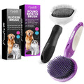 Poodle Pet Bundle – Round Bristle + Black Slicker Brush