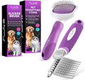 Poodle Pet Bundle – Dematting Rake + Slicker Brush (Value)