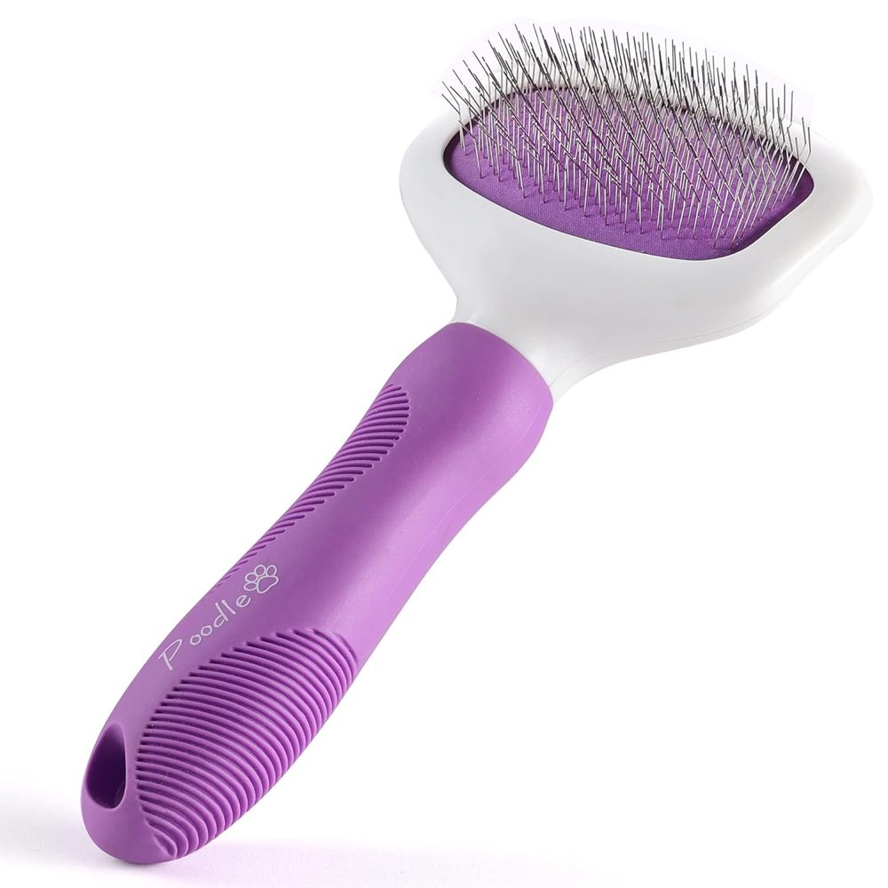 POODLIE Pet Grooming Bundle – Detangling Comb + Slicker Brush