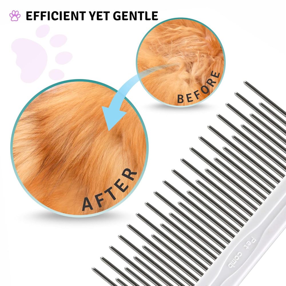 Poodle Detangling Pet Comb for Removing Matted Fur