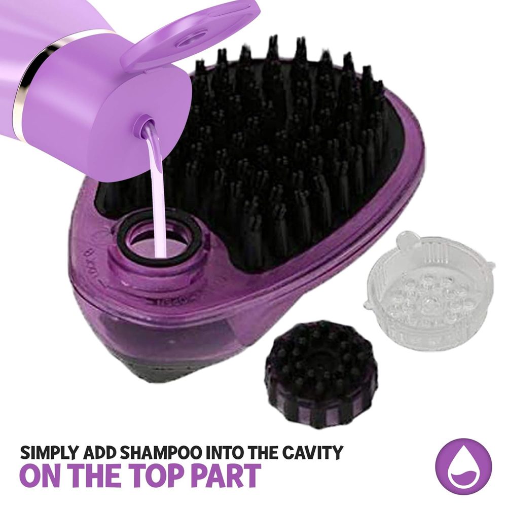 Pet Brush with Soap & Shampoo Dispenser
