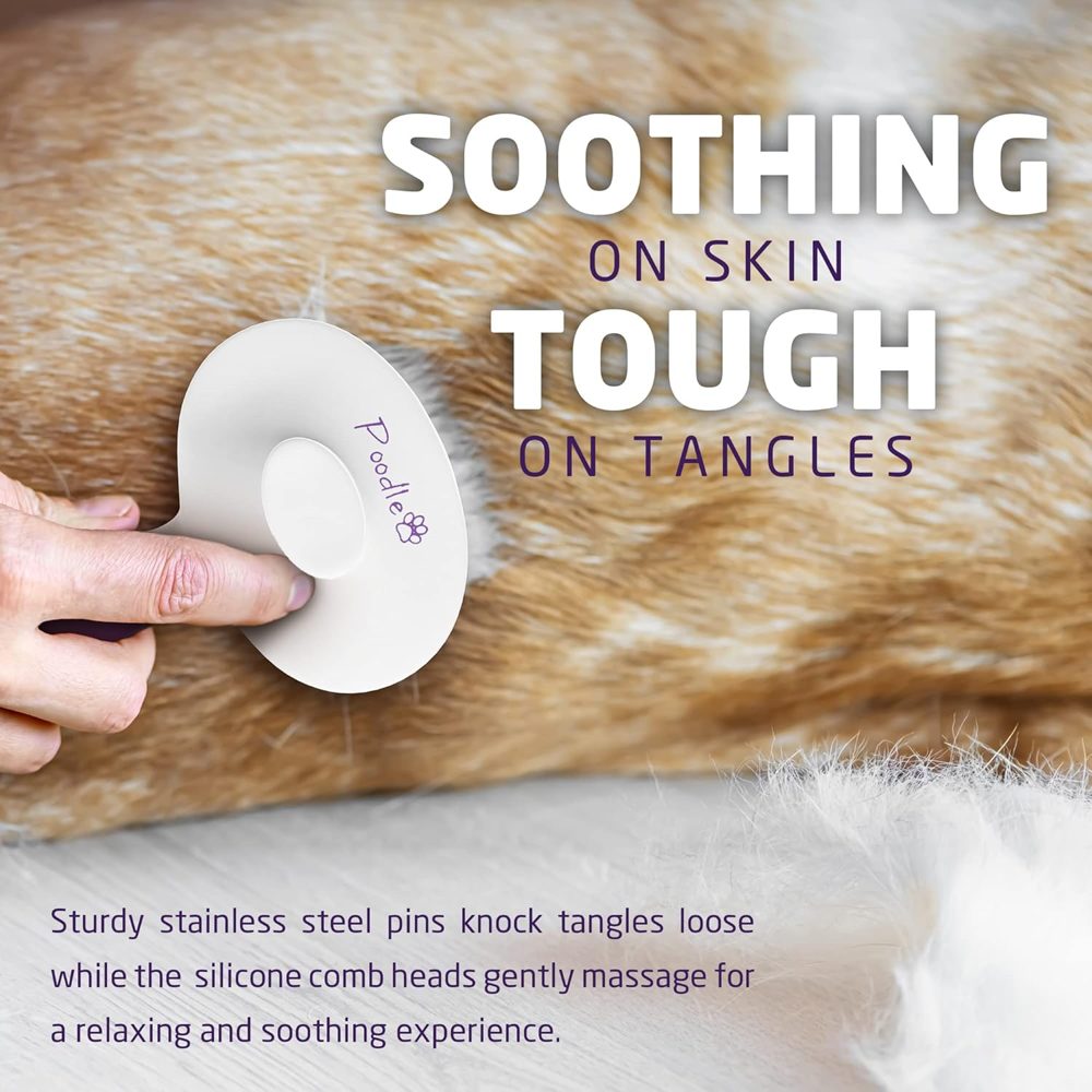 Poodlie Self Cleaning Pet Brush