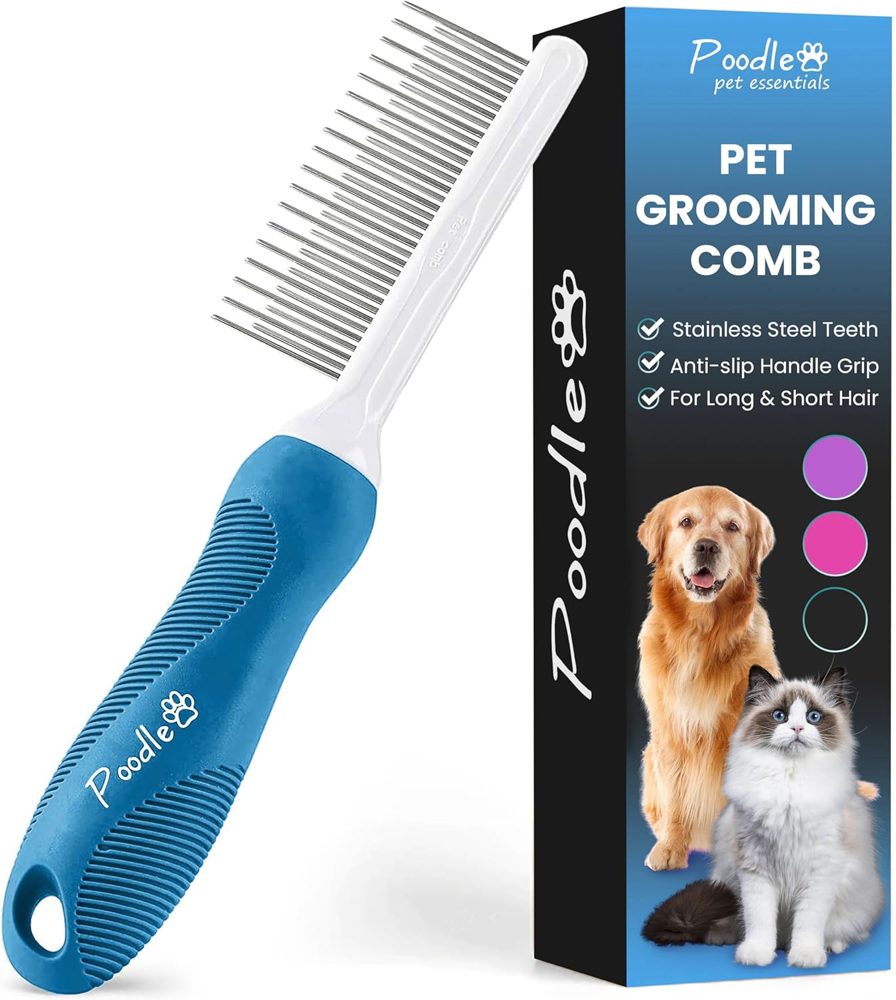 Poodle Pet Detangling Pet Comb Bundle – 4 Colors