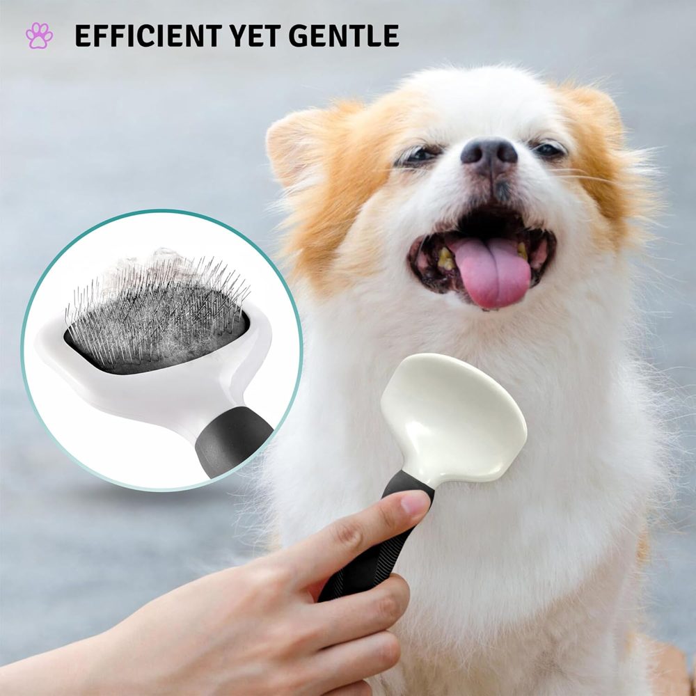 Poodle Pet Bundle – Dematting Rake + Slicker Brush