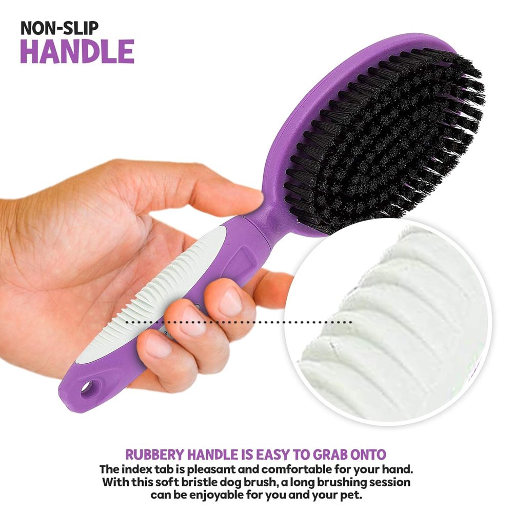 Soft Bristle Dog Brush for Short Haired Cats or Dogs