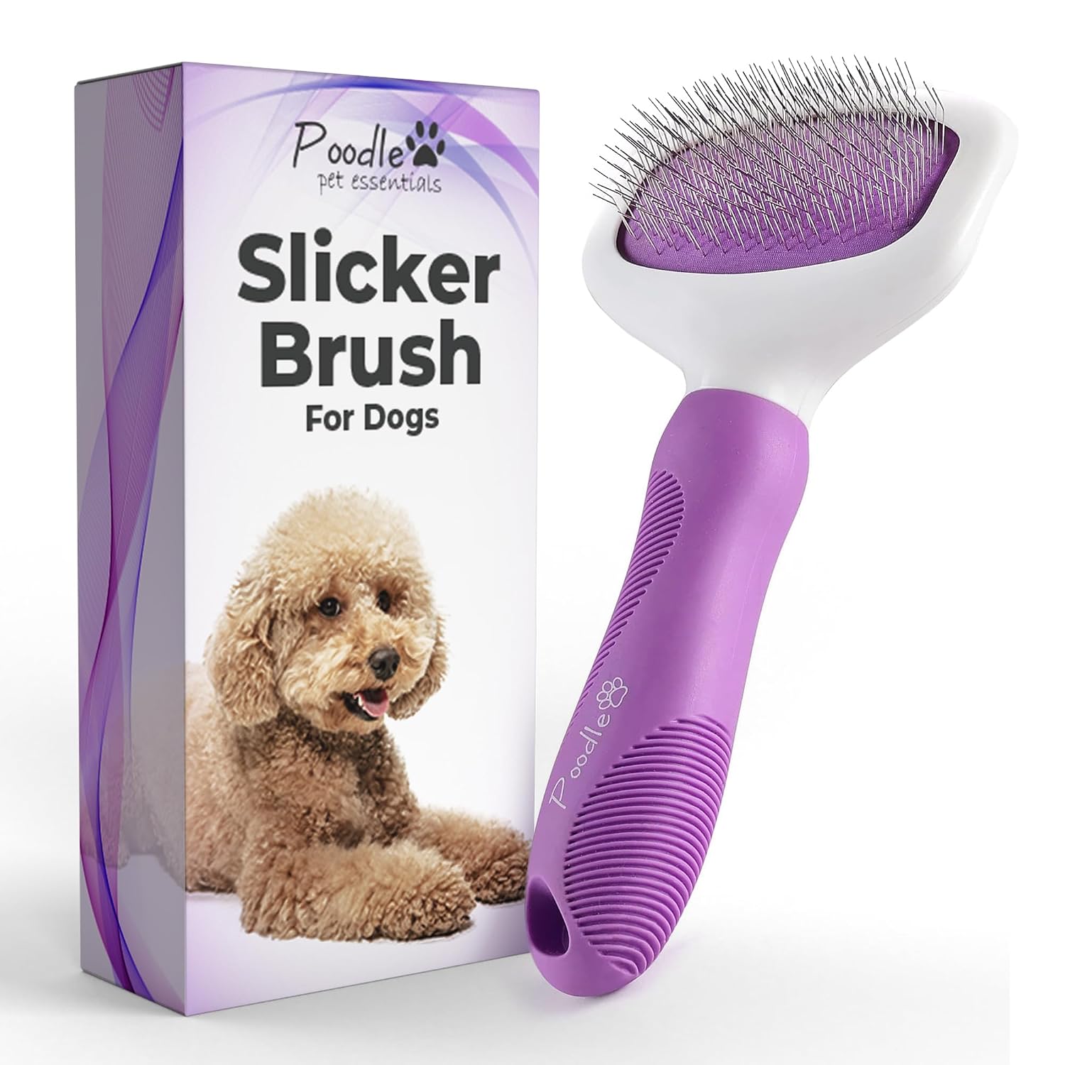 Poodlie Slicker Brush - Purple