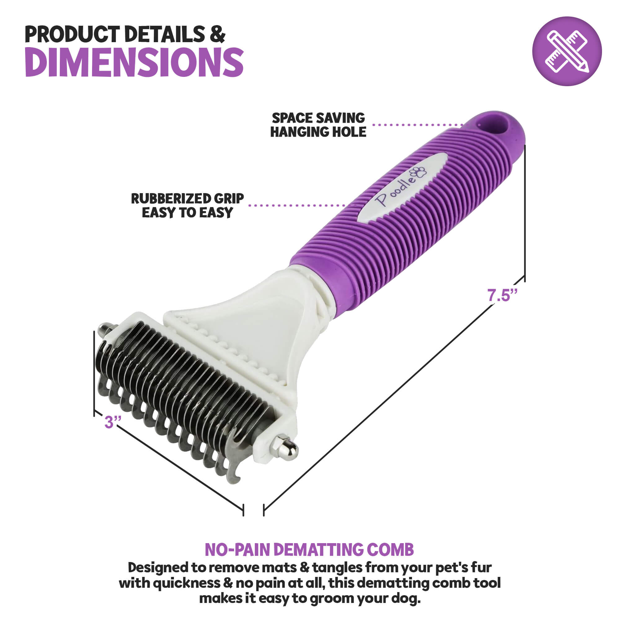 Best dematting tool top for poodles